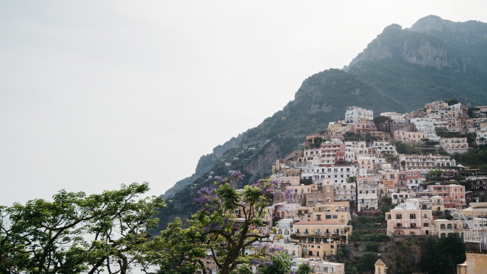 Cliffside town on the Amalfi Coast, Italy