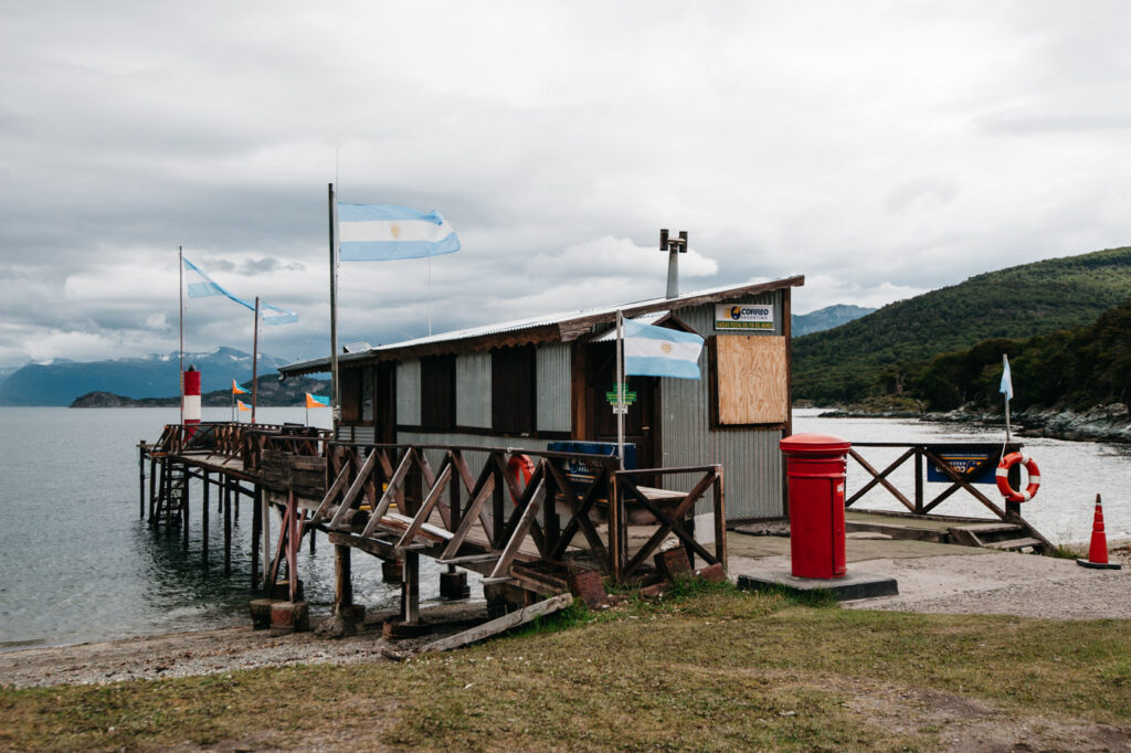 Südlichstes Postamt der Welt am Beagle-Kanal