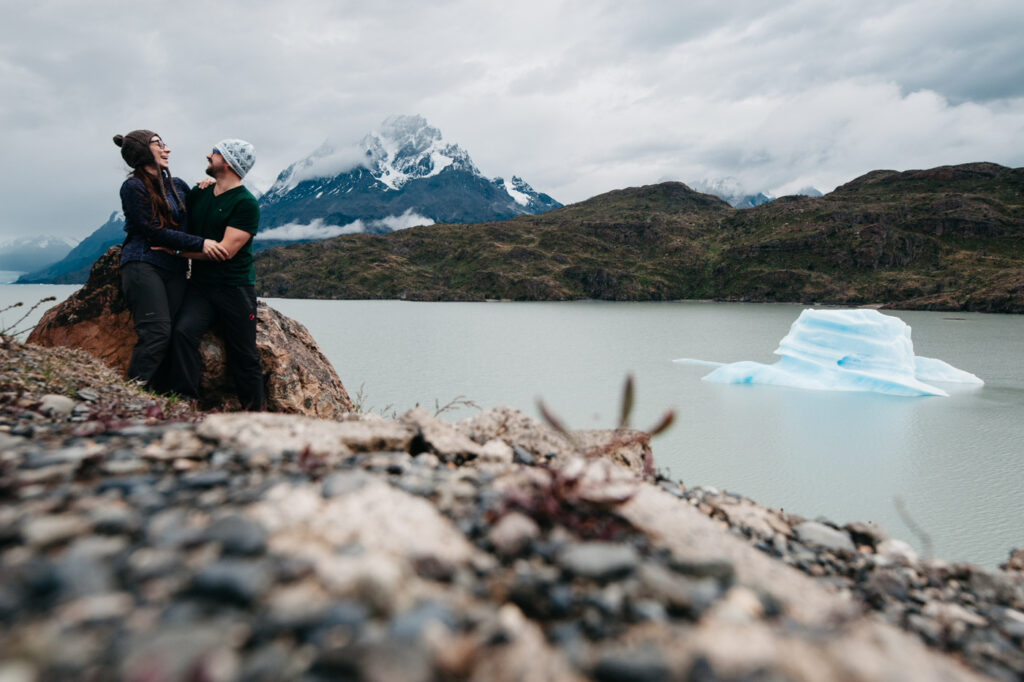 Iceberg in the Grey Lake
