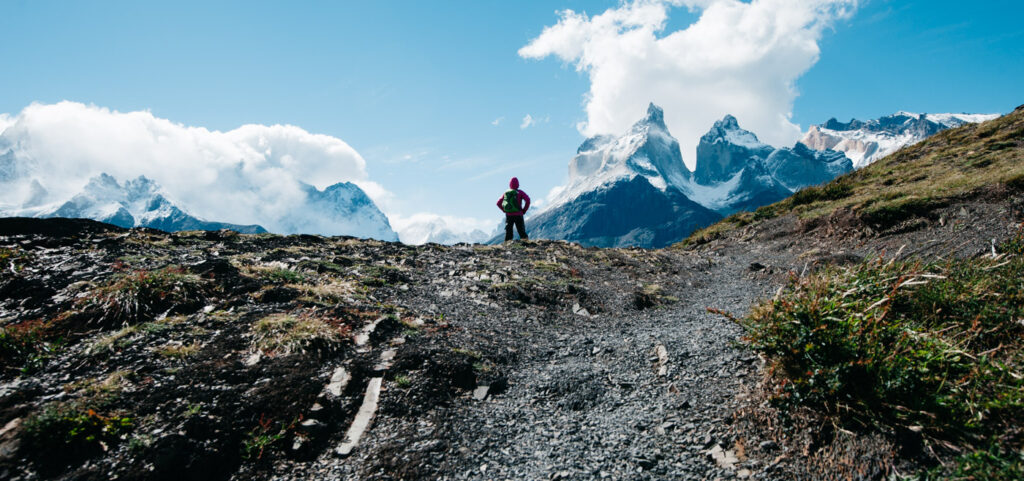 Torres del Paine hiker