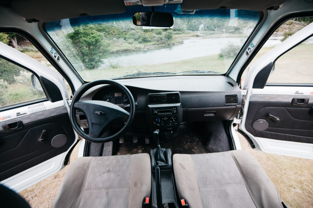 Wicked SouthAmerica Campervan Review Interiour-Cockpit