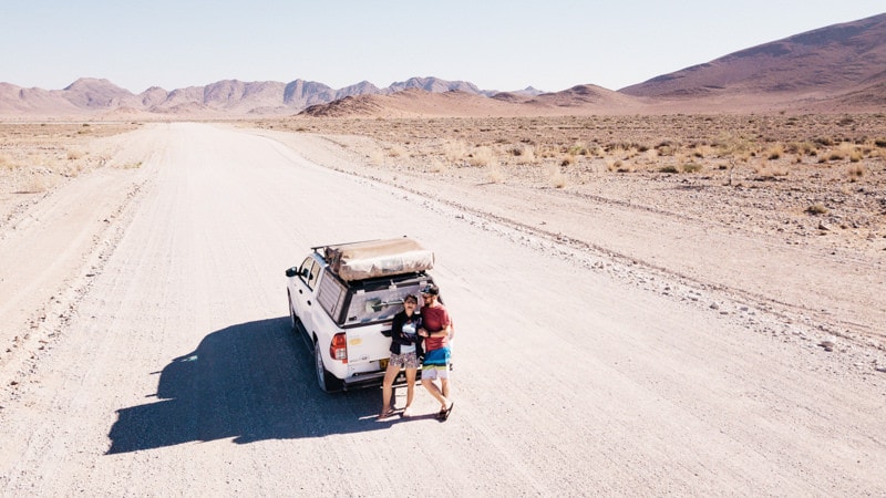 Namib Naukluft Park Drone Shot