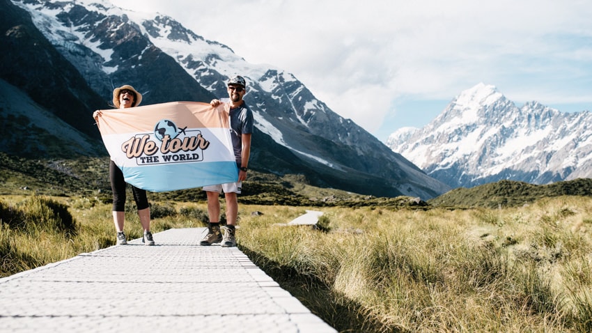 Hooker Valley Track to Mount Cook Aoraki