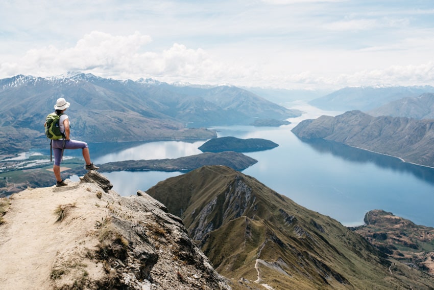 View from Roy's Peak over Lake Wanaka