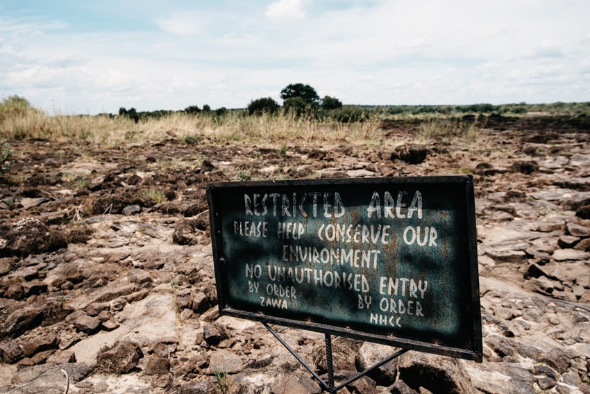 Victoria Falls during Dry Season