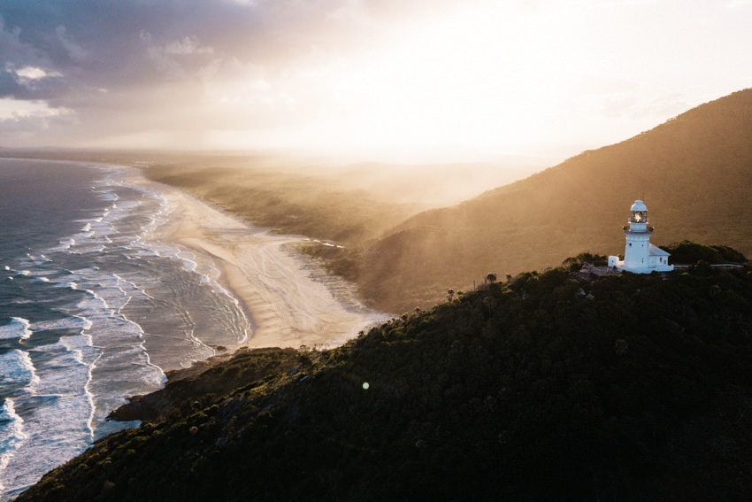 Pacific Highway Lighthouse with Beach