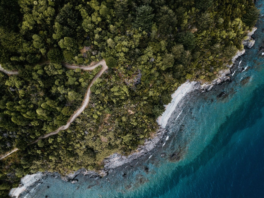 Lake Wakatipu Droneshot