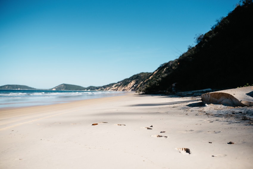 Rainbow Beach Footprints