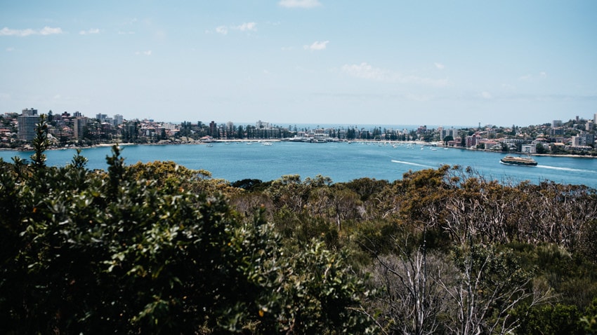 Coastal Walk Manly Spit Bridge View on Manly