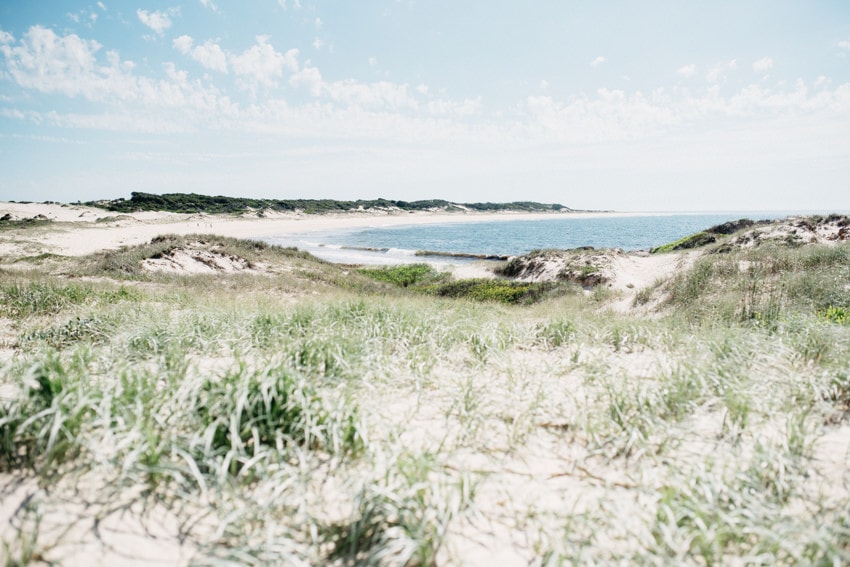 Dark Point view over beach