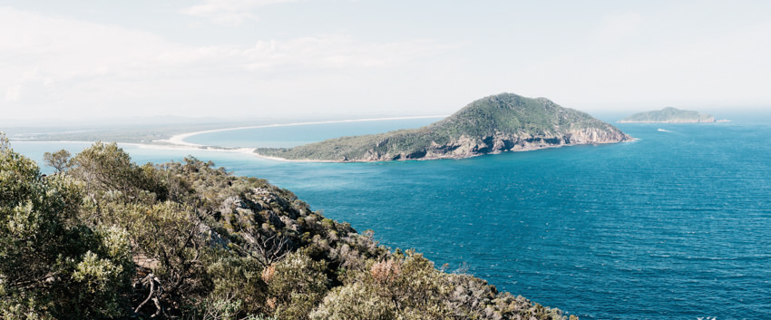 View from Mount Tomaree