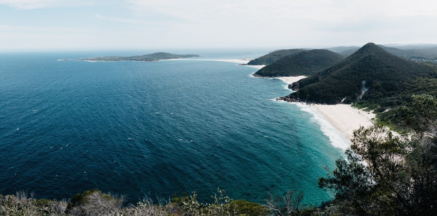 View from Mount Tomaree