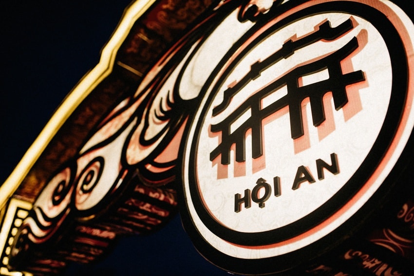 Hoi An City Sign