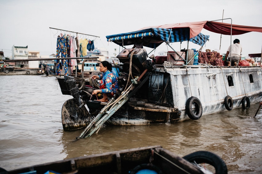 Mekong Delta Cai Rang Floating Market