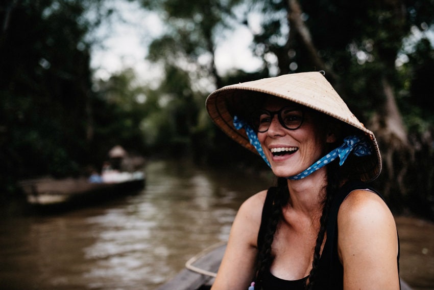 Mekong Boat Tour through small Canal