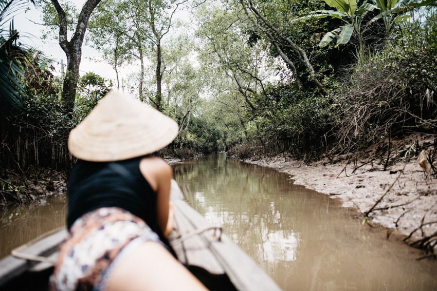 Mekong Boat Tour through small Canal