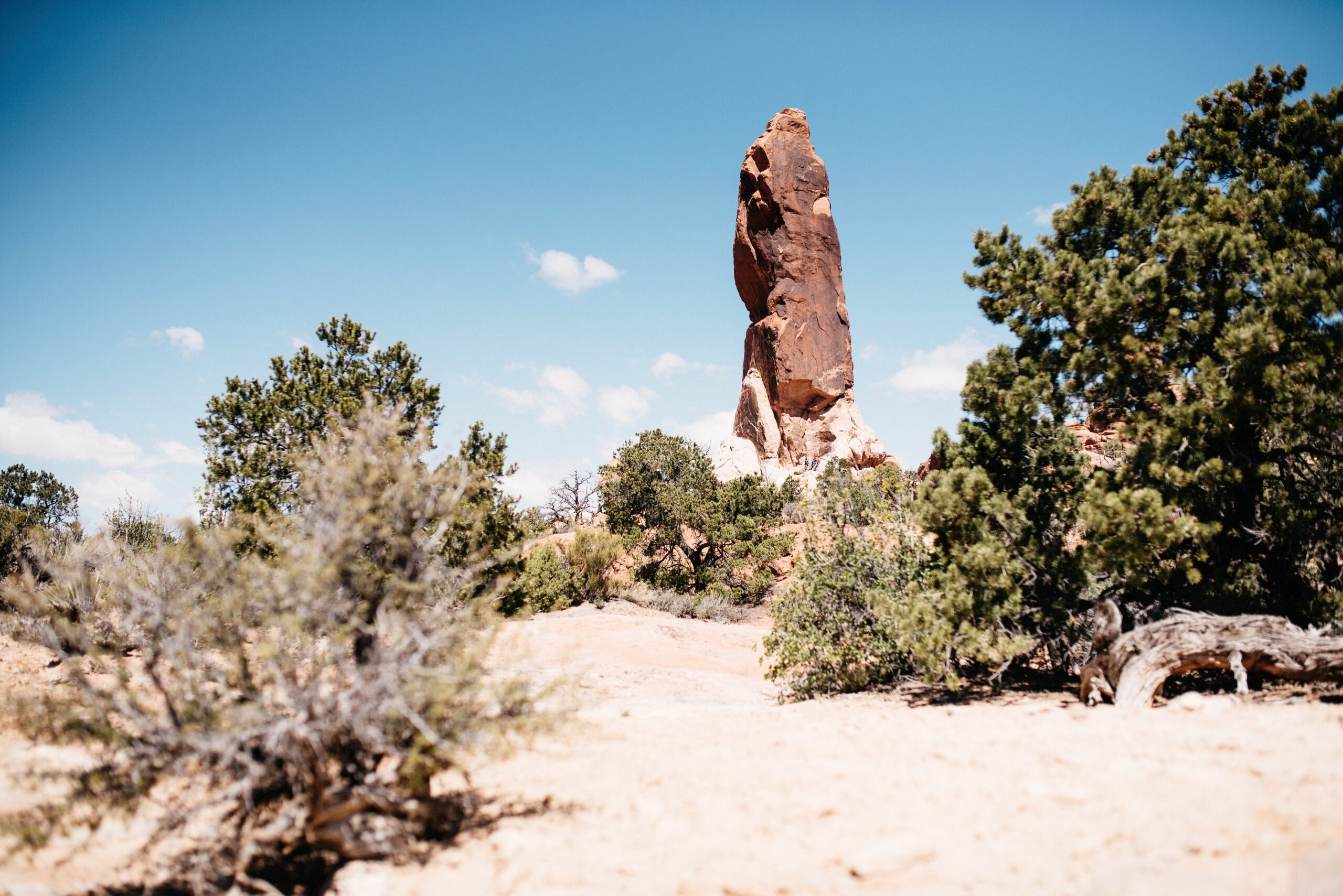 The Dark Angel rock formation in Devil's Garden