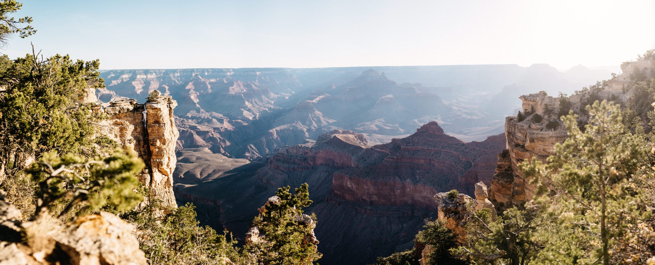 Weites Panorama über den Grand Canyon