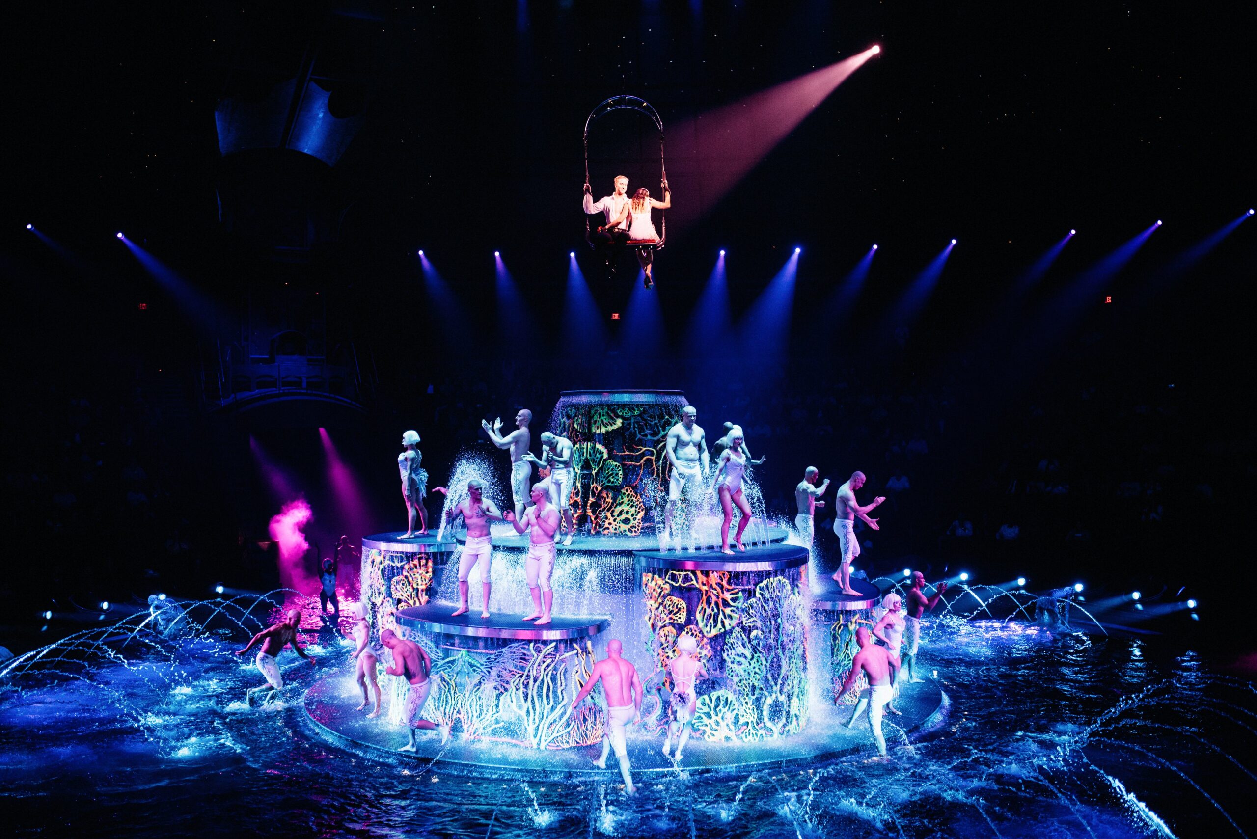 The colourful finale of Le Rêve at Wynn