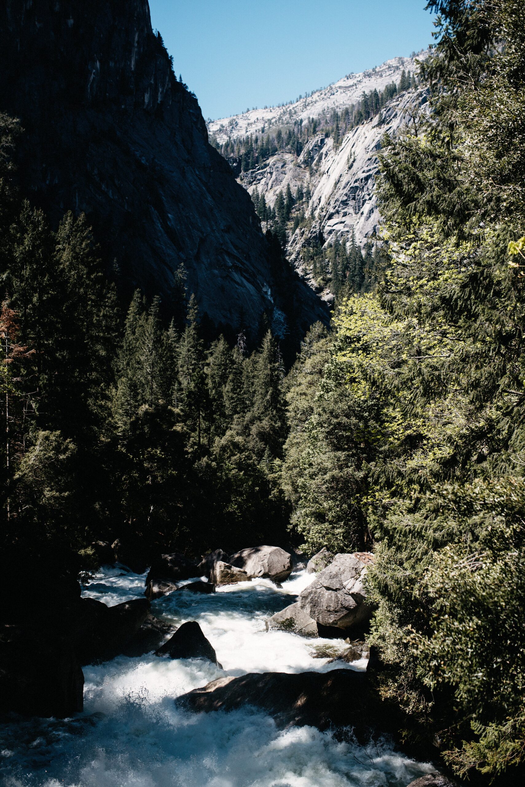Yosemite Valley und Bridalveil Fall vom Tunnel View